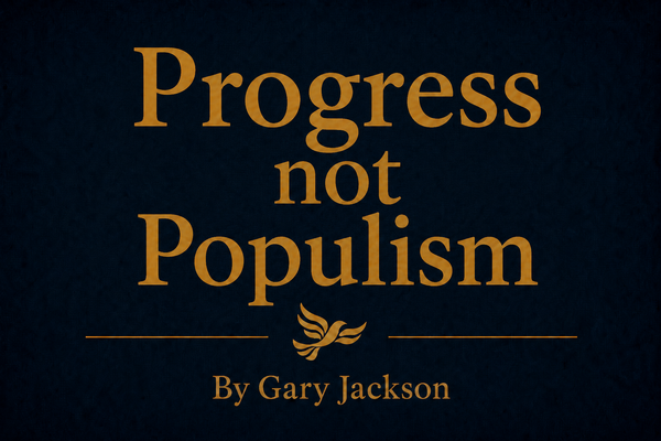 Progress not populism